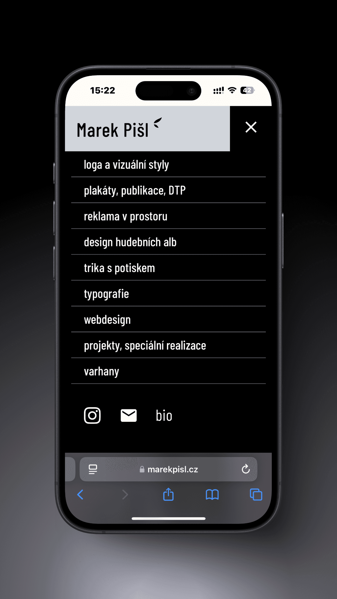 Mobilní menu